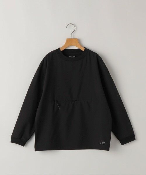 SHIPS / シップス カットソー | SHIPS KIDS:140〜160cm / サーパスドライ ロングスリーブ トップス（ブラック）