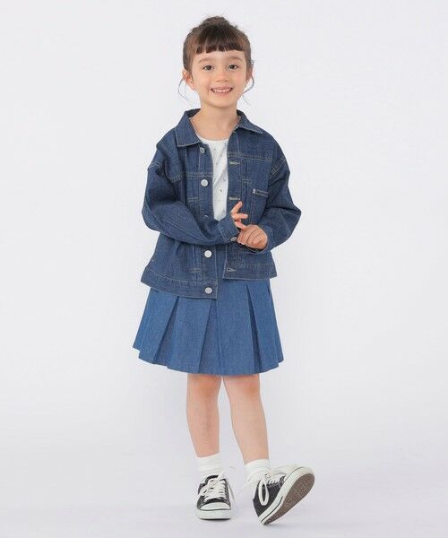 SHIPS / シップス Tシャツ | SHIPS KIDS:100〜130cm /フラワー テキスタイル リブTシャツ | 詳細4