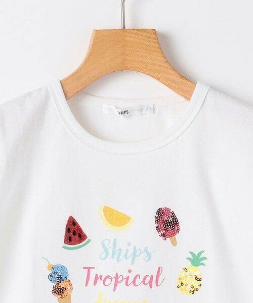 SHIPS / シップス Tシャツ | SHIPS KIDS:80〜90cm / サマー モチーフ 半袖 Tシャツ | 詳細2