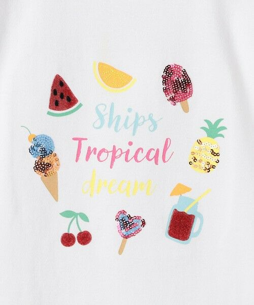 SHIPS / シップス Tシャツ | SHIPS KIDS:80〜90cm / サマー モチーフ 半袖 Tシャツ | 詳細5