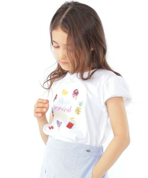 SHIPS / シップス Tシャツ | SHIPS KIDS:100〜130cm / サマー モチーフ 半袖 Tシャツ | 詳細3