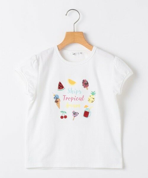 SHIPS / シップス Tシャツ | SHIPS KIDS:100〜130cm / サマー モチーフ 半袖 Tシャツ | 詳細8