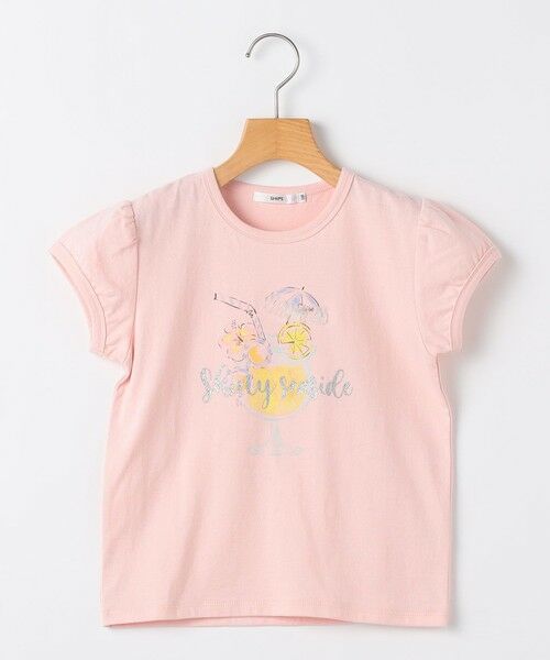 SHIPS / シップス Tシャツ | SHIPS KIDS:100〜130cm / サマー モチーフ 半袖 Tシャツ（ピンク）