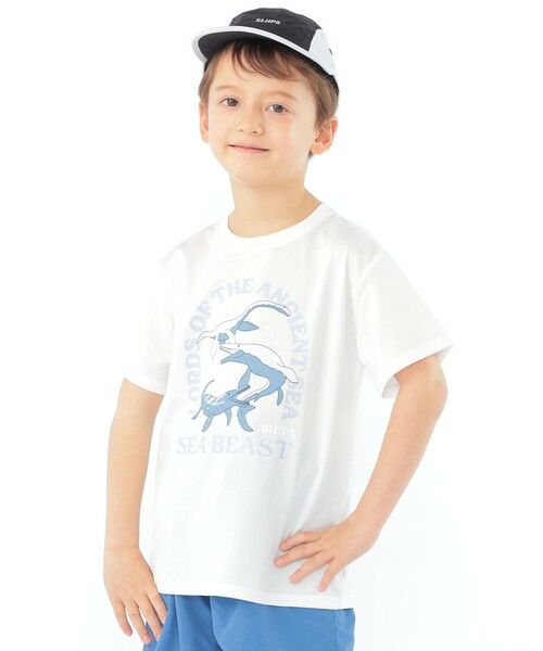 SHIPS / シップス Tシャツ | SHIPS KIDS:100〜130m /〈接触冷感/吸水速乾〉シービースト 半袖 Tシャツ | 詳細1