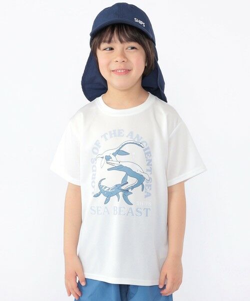 SHIPS / シップス Tシャツ | SHIPS KIDS:100〜130m /〈接触冷感/吸水速乾〉シービースト 半袖 Tシャツ | 詳細8