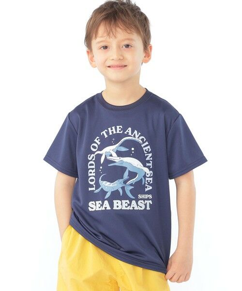SHIPS / シップス Tシャツ | SHIPS KIDS:100〜130m /〈接触冷感/吸水速乾〉シービースト 半袖 Tシャツ | 詳細26