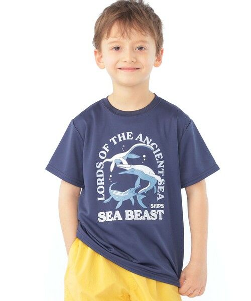 SHIPS / シップス Tシャツ | SHIPS KIDS:100〜130m /〈接触冷感/吸水速乾〉シービースト 半袖 Tシャツ | 詳細27