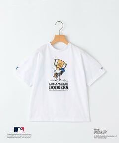 SHIPS KIDS:85〜95cm/ PEANUTS×MLB プリント Tシャツ