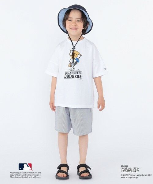 SHIPS / シップス Tシャツ | SHIPS KIDS:100〜125cm / PEANUTS×MLB プリント Tシャツ | 詳細13