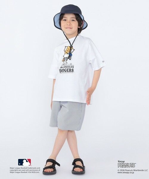 SHIPS / シップス Tシャツ | SHIPS KIDS:100〜125cm / PEANUTS×MLB プリント Tシャツ | 詳細14