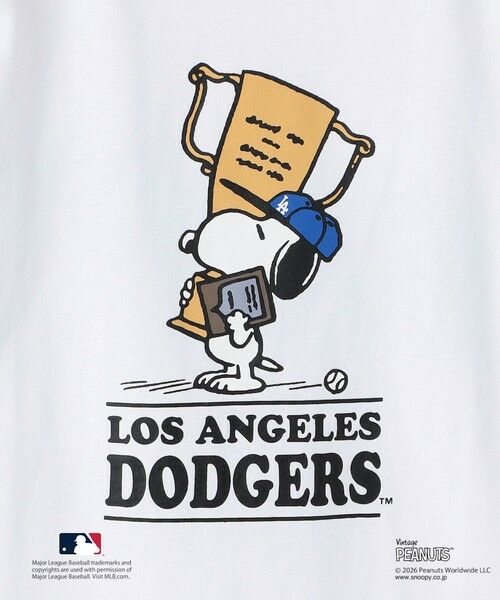 SHIPS / シップス Tシャツ | SHIPS KIDS:100〜125cm / PEANUTS×MLB プリント Tシャツ | 詳細15