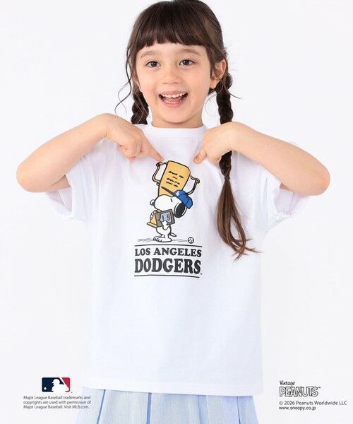 SHIPS / シップス Tシャツ | SHIPS KIDS:100〜125cm / PEANUTS×MLB プリント Tシャツ | 詳細7