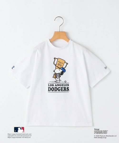 SHIPS / シップス Tシャツ | SHIPS KIDS:100〜125cm / PEANUTS×MLB プリント Tシャツ（ホワイト）