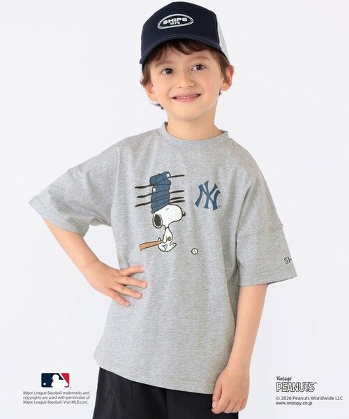 SHIPS / シップス Tシャツ | SHIPS KIDS:100〜125cm / PEANUTS×MLB プリント Tシャツ | 詳細20