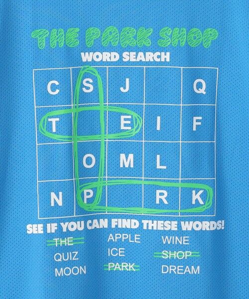 SHIPS / シップス Tシャツ | THE PARK SHOP:115〜145cm /WORD SEARCH Tシャツ | 詳細7