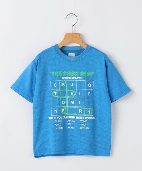 SHIPS / シップス Tシャツ | THE PARK SHOP:115〜145cm /WORD SEARCH Tシャツ（ブルー）
