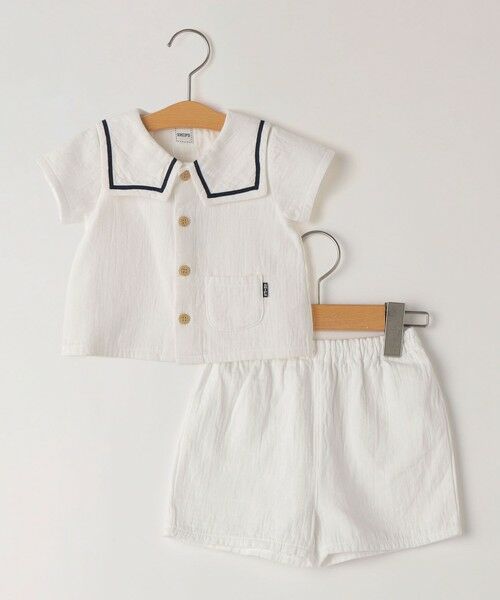 SHIPS / シップス ロンパース | SHIPS KIDS:70〜80cm / セーラー セットアップ（ストーン）