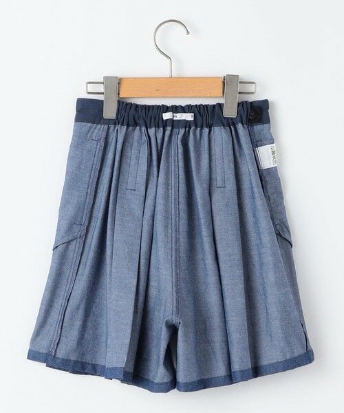 SHIPS / シップス ショート・ハーフ・半端丈パンツ | SHIPS KIDS:140〜150cm /ラメ デニム プリーツ キュロット | 詳細3