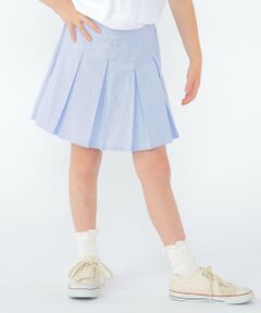 SHIPS / シップス ショート・ハーフ・半端丈パンツ | SHIPS KIDS:100〜130cm /コードレーン プリーツ キュロット