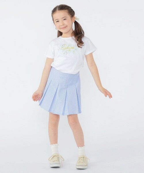 SHIPS / シップス ショート・ハーフ・半端丈パンツ | SHIPS KIDS:100〜130cm /コードレーン プリーツ キュロット | 詳細3