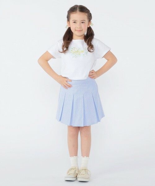 SHIPS / シップス ショート・ハーフ・半端丈パンツ | SHIPS KIDS:100〜130cm /コードレーン プリーツ キュロット | 詳細4