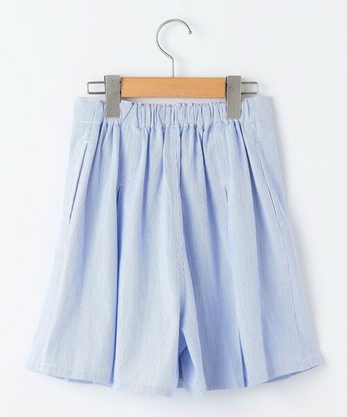 SHIPS / シップス ショート・ハーフ・半端丈パンツ | SHIPS KIDS:140〜150cm /コードレーン プリーツ キュロット | 詳細1