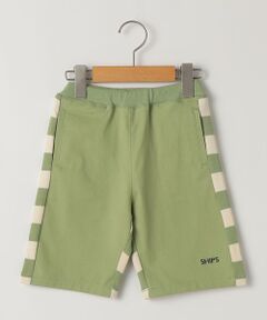 SHIPS / シップス ショート・ハーフ・半端丈パンツ | SHIPS KIDS:100〜130cm / バック ボーダー ショートパンツ