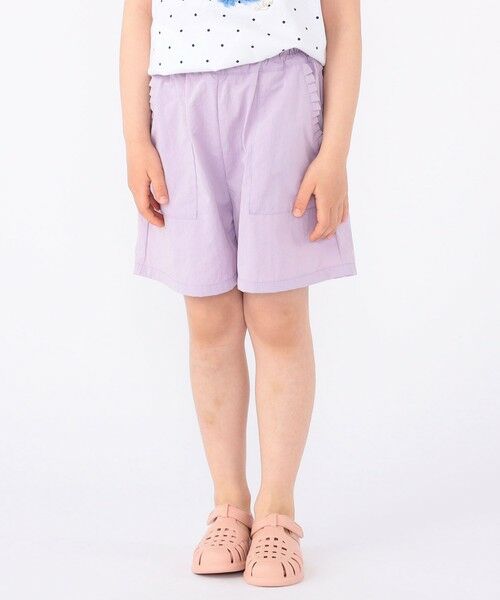 SHIPS / シップス ショート・ハーフ・半端丈パンツ | SHIPS KIDS:100〜130cm /〈接触冷感/UVカット〉フリル デイリー ショーツ | 詳細17