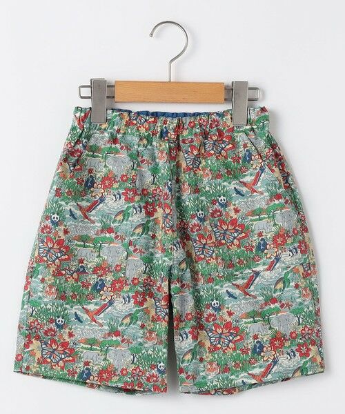 SHIPS / シップス ショート・ハーフ・半端丈パンツ | SHIPS KIDS:140cm / リバティ デイリー ショーツ（グリーン）