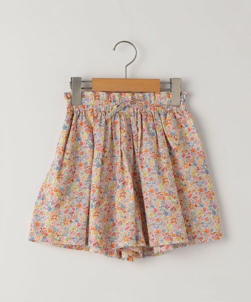SHIPS / シップス ショート・ハーフ・半端丈パンツ | SHIPS KIDS:80〜90cm / リバティ キュロット（レッド系）