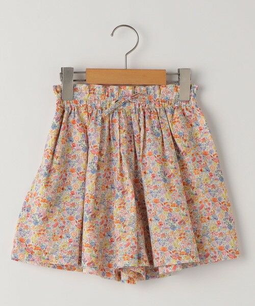 SHIPS / シップス ショート・ハーフ・半端丈パンツ | SHIPS KIDS:140cm / リバティ キュロット（レッド系）