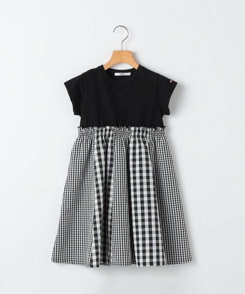 SHIPS / シップス ロング・マキシ丈ワンピース | SHIPS KIDS:80〜90cm / パネル 切替 ワンピース（ブラック）