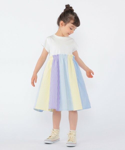 SHIPS / シップス ロング・マキシ丈ワンピース | SHIPS KIDS:100〜130cm / パネル 切替 ワンピース | 詳細6