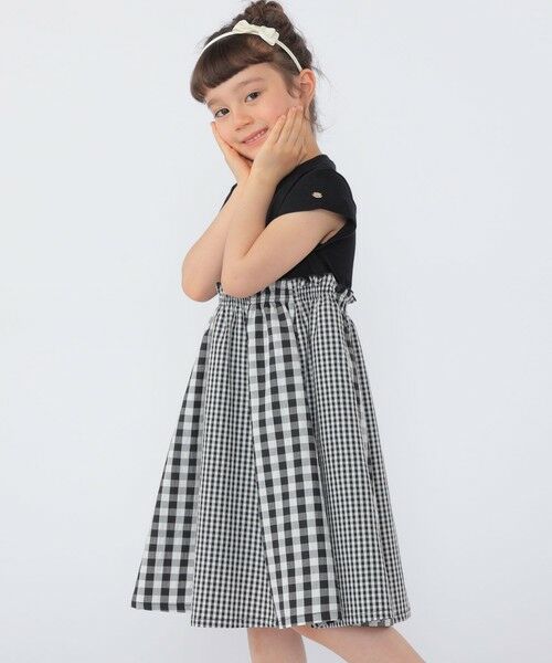SHIPS / シップス ロング・マキシ丈ワンピース | SHIPS KIDS:100〜130cm / パネル 切替 ワンピース | 詳細21
