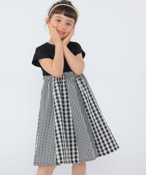 SHIPS / シップス ロング・マキシ丈ワンピース | SHIPS KIDS:100〜130cm / パネル 切替 ワンピース | 詳細18
