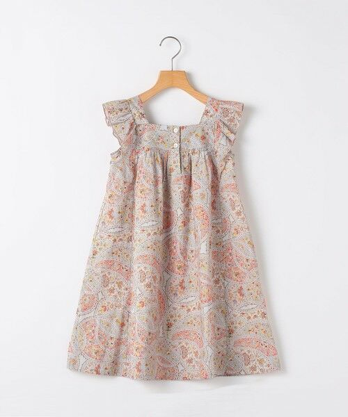 SHIPS / シップス ロング・マキシ丈ワンピース | SHIPS KIDS:80〜90cm / リバティ ノースリーブ ワンピース（レッド）