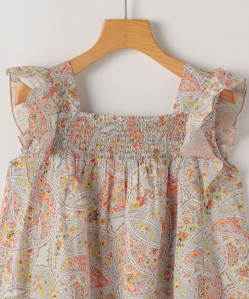 SHIPS / シップス ロング・マキシ丈ワンピース | SHIPS KIDS:100〜130cm / リバティ ノースリーブ ワンピース | 詳細9