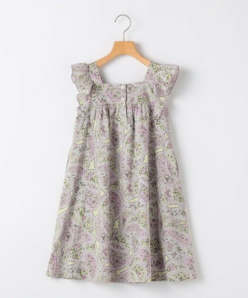 SHIPS / シップス ロング・マキシ丈ワンピース | SHIPS KIDS:100〜130cm / リバティ ノースリーブ ワンピース（ラベンダー）