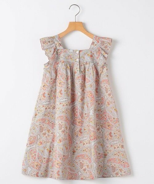SHIPS / シップス ロング・マキシ丈ワンピース | SHIPS KIDS:140cm / リバティ ノースリーブ ワンピース（レッド）