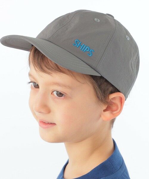 SHIPS / シップス キャップ | SHIPS KIDS:日除け付き ロゴ キャップ | 詳細1