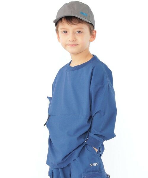 SHIPS / シップス キャップ | SHIPS KIDS:日除け付き ロゴ キャップ | 詳細4
