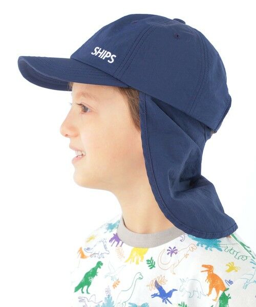 SHIPS / シップス キャップ | SHIPS KIDS:日除け付き ロゴ キャップ | 詳細7