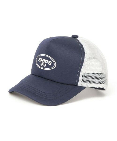 SHIPS / シップス キャップ | SHIPS KIDS:ラウンドブリム メッシュ キャップ（ネイビー）