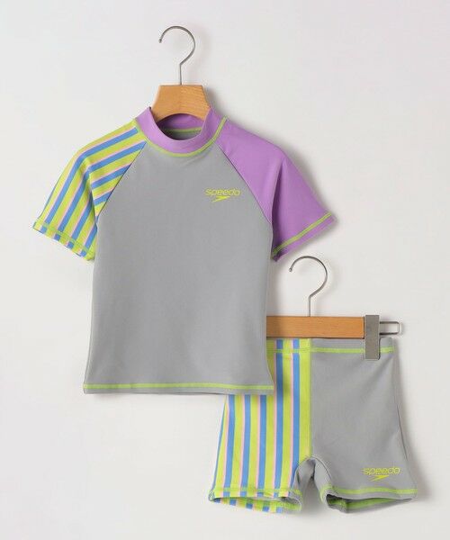 SHIPS / シップス 水着・スイムグッズ | Speedo:110〜130cm / セパレート スイム ウェア（シルバーグレー）