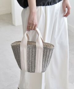 SHIPS / シップス トートバッグ | 《予約》quaranciel: バイカラー テープハンドル ペーパー トート バッグ