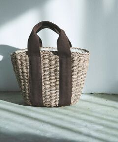 SHIPS / シップス トートバッグ | 《予約》quaranciel: バイカラー テープハンドル ペーパー トート バッグ