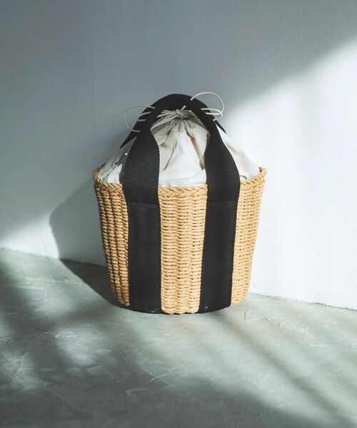 SHIPS / シップス トートバッグ | 《予約》quaranciel: バイカラー テープハンドル ペーパー トート バッグ | 詳細1