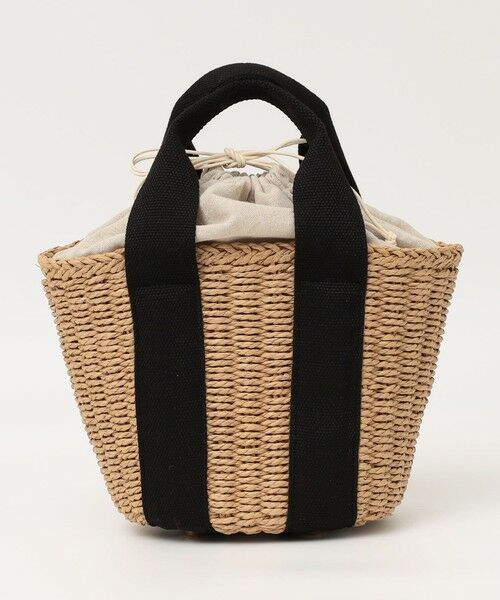 SHIPS / シップス トートバッグ | 《予約》quaranciel: バイカラー テープハンドル ペーパー トート バッグ | 詳細17