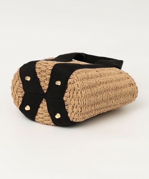 SHIPS / シップス トートバッグ | 《予約》quaranciel: バイカラー テープハンドル ペーパー トート バッグ | 詳細20