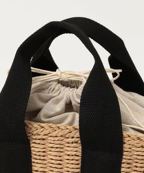 SHIPS / シップス トートバッグ | 《予約》quaranciel: バイカラー テープハンドル ペーパー トート バッグ | 詳細21